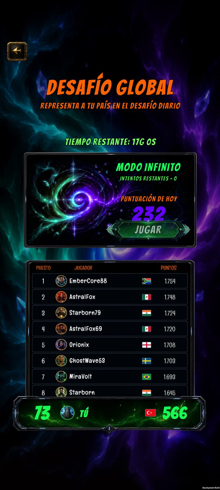 Global Challenge in Spanish